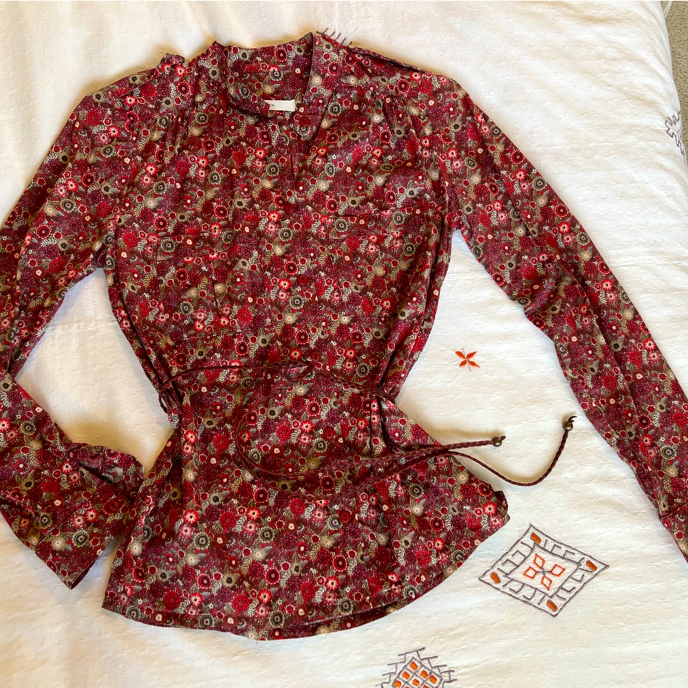 French Designer Liberty Print Blouse